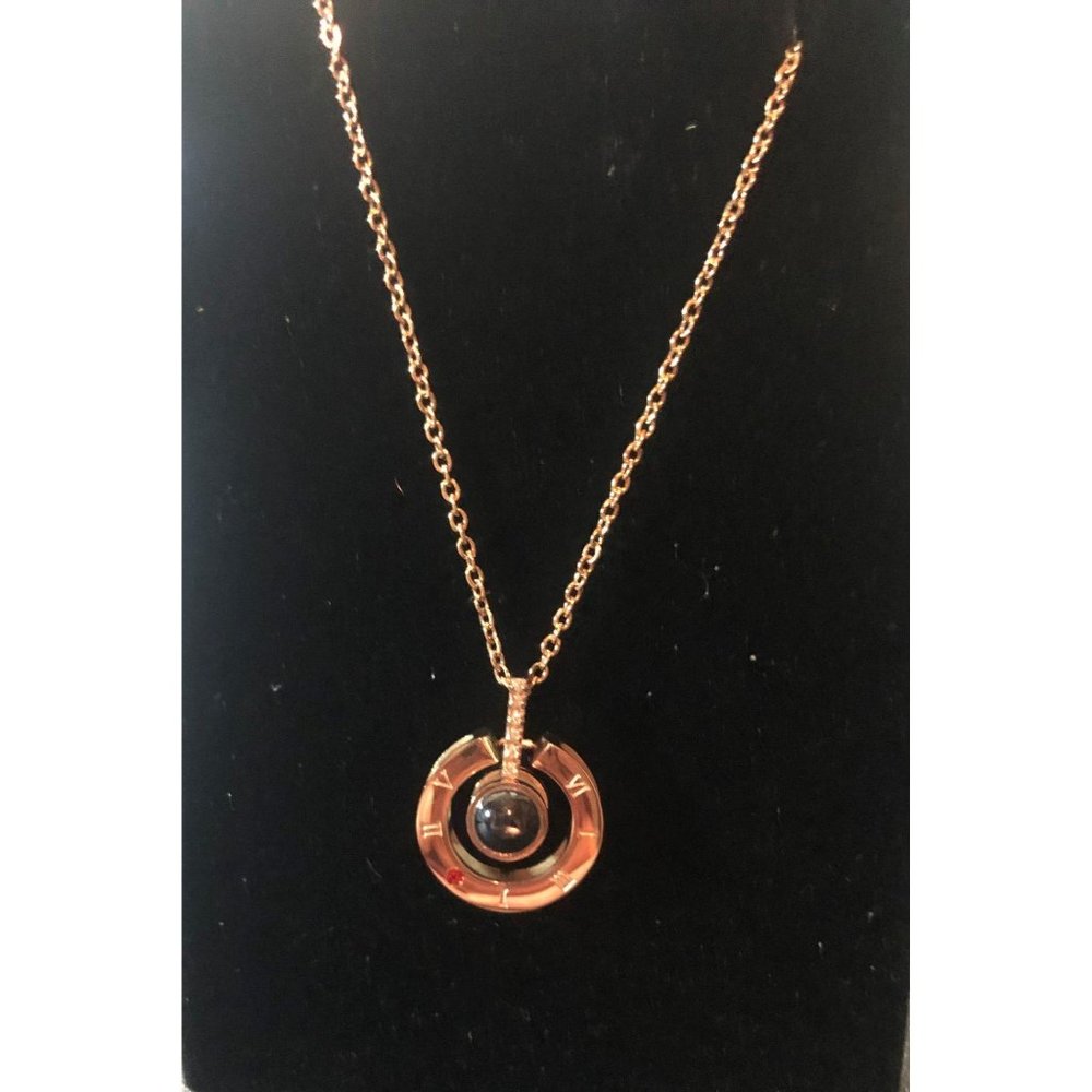 100 Ways To Say I Love You Gold Tone Necklace Gold